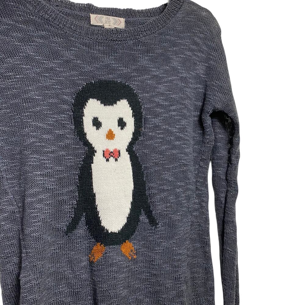 Pink Rose Penguin Sweater S ‎ (2619) - Picture 4 of 6
